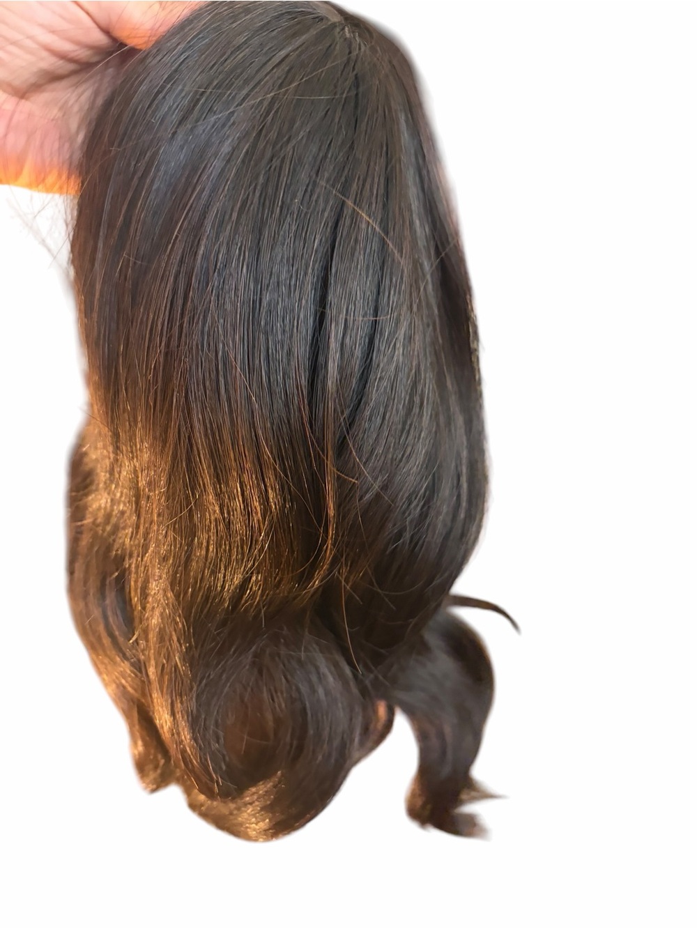 JB Extension Michelle Dark Brown Pre-Cut Lace Front Wig M/L Heat Resistant - Picture 14 of 14